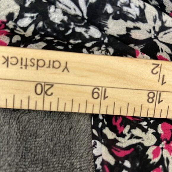 Rebecca Minkoff Top Womens size XS chiffon Blouse Floral Billie Boho preppy - Picture 10 of 14